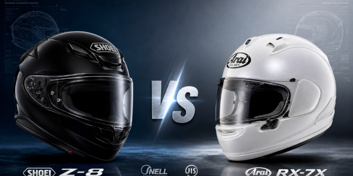 【SHOEI Z-8 vs Arai RX-7X 比較】SHOEIかAraiか｜用途別の選び方