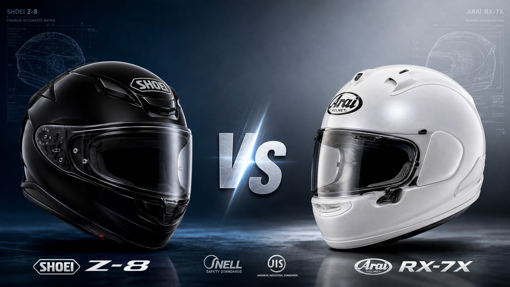 SHOEI Z-8とArai RX-7X比較｜用途別の選び方 – Touringmate